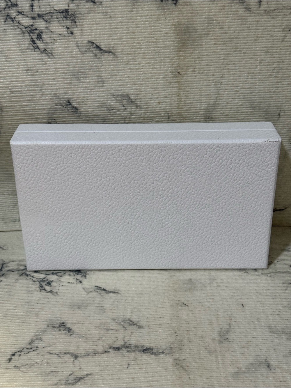 Dior Rectangular White Pebbled Box (Interior Divided Section) Box Only - Picture 4 of 9